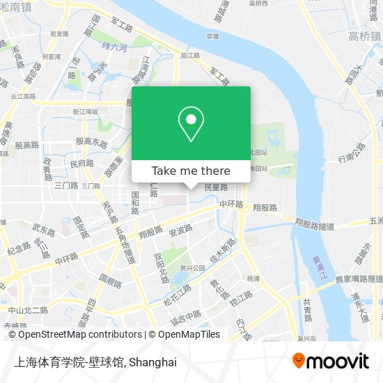 上海体育学院-壁球馆 map