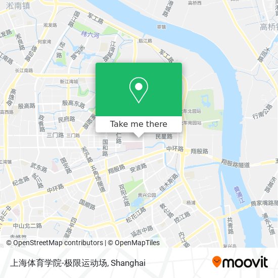 上海体育学院-极限运动场 map