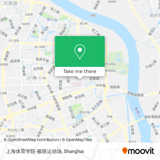 上海体育学院-极限运动场 map