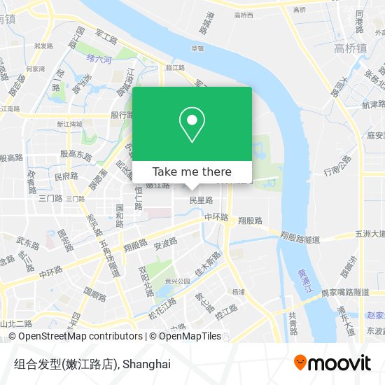 组合发型(嫩江路店) map