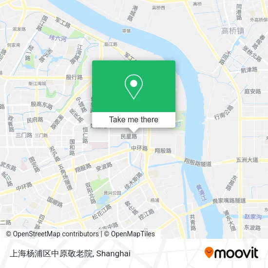 上海杨浦区中原敬老院 map