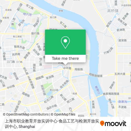 上海市职业教育开放实训中心-食品工艺与检测开放实训中心 map