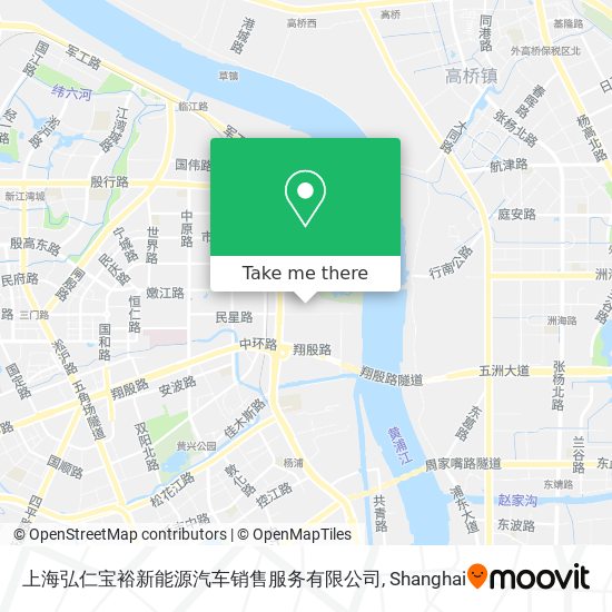 上海弘仁宝裕新能源汽车销售服务有限公司 map