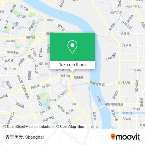 青青美发 map