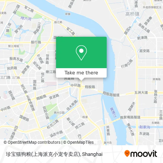 珍宝猫狗粮(上海派克小宠专卖店) map