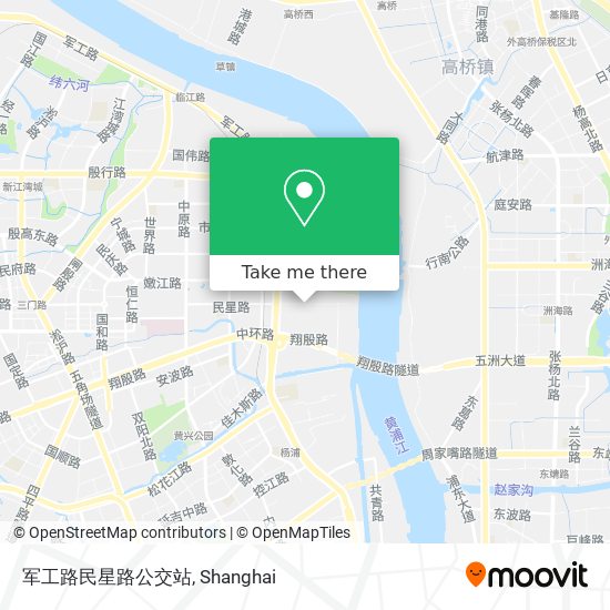 军工路民星路公交站 map