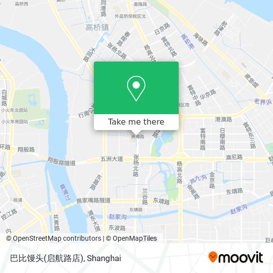 巴比馒头(启航路店) map