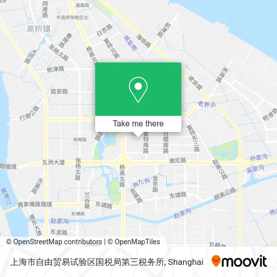 上海市自由贸易试验区国税局第三税务所 map