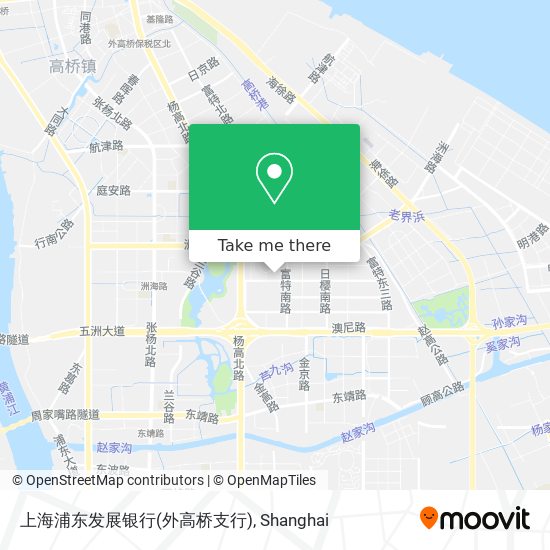上海浦东发展银行(外高桥支行) map
