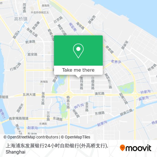 上海浦东发展银行24小时自助银行(外高桥支行) map