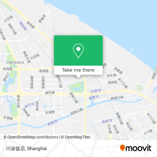 川渝饭店 map