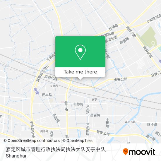 嘉定区城市管理行政执法局执法大队安亭中队 map