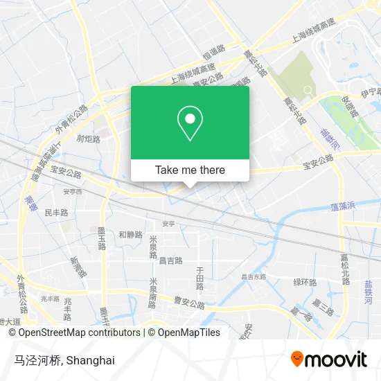 马泾河桥 map