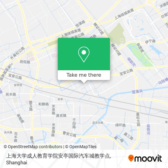 上海大学成人教育学院安亭国际汽车城教学点 map