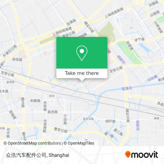 众浩汽车配件公司 map