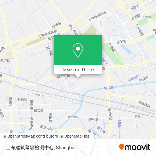 上海建筑幕墙检测中心 map