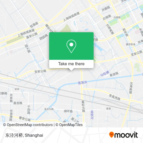 东泾河桥 map
