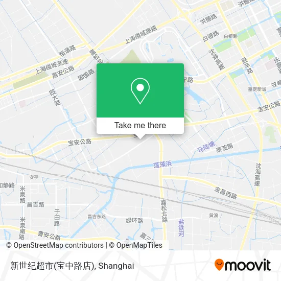 新世纪超市(宝中路店) map