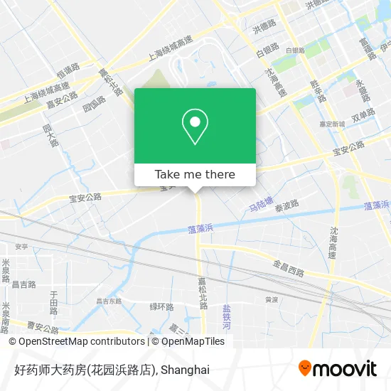 好药师大药房(花园浜路店) map