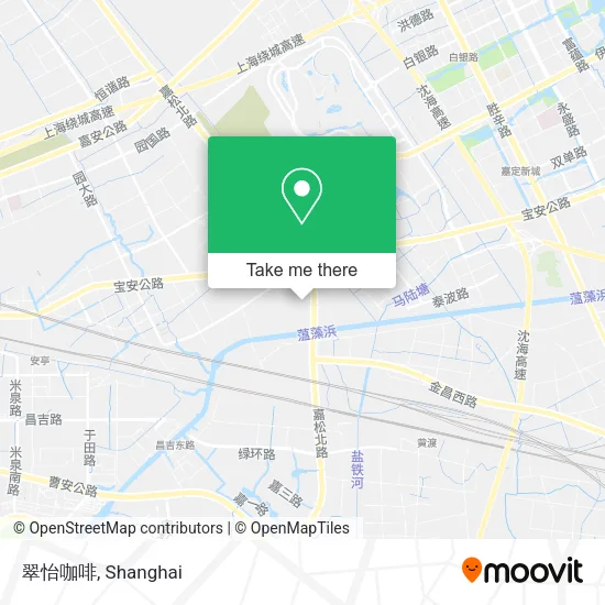翠怡咖啡 map