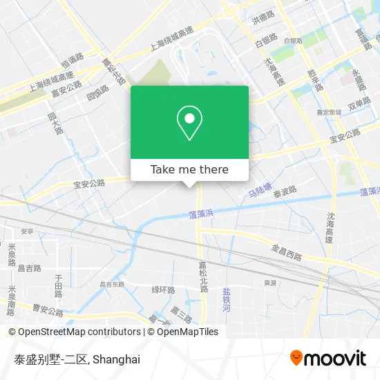 泰盛别墅-二区 map