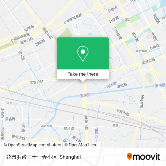 花园浜路三十一弄小区 map