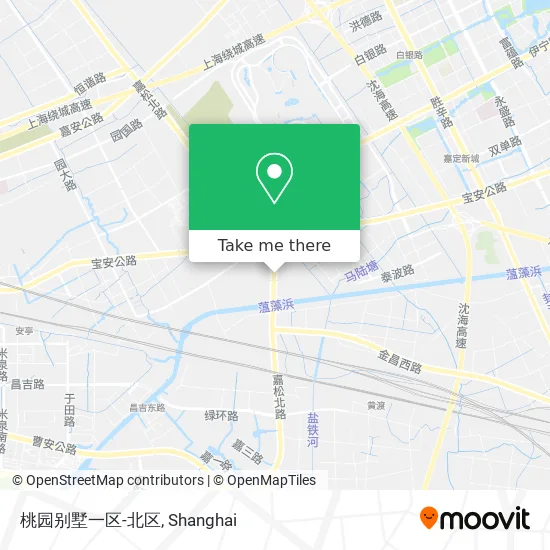 桃园别墅一区-北区 map