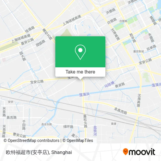 欧特福超市(安亭店) map