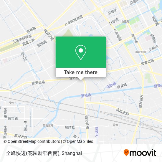 全峰快递(花园新邨西南) map