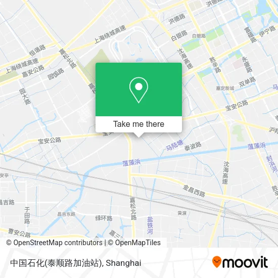 中国石化(泰顺路加油站) map