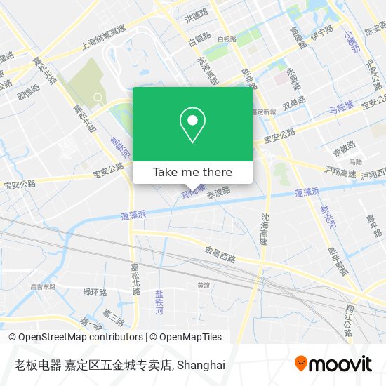 老板电器 嘉定区五金城专卖店 map