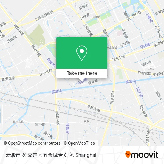 老板电器 嘉定区五金城专卖店 map