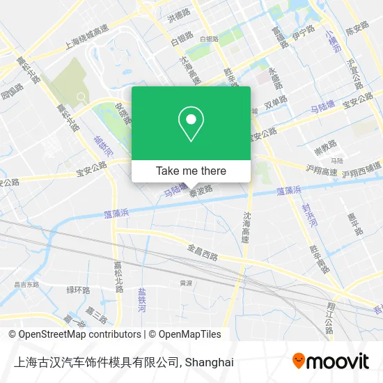 上海古汉汽车饰件模具有限公司 map