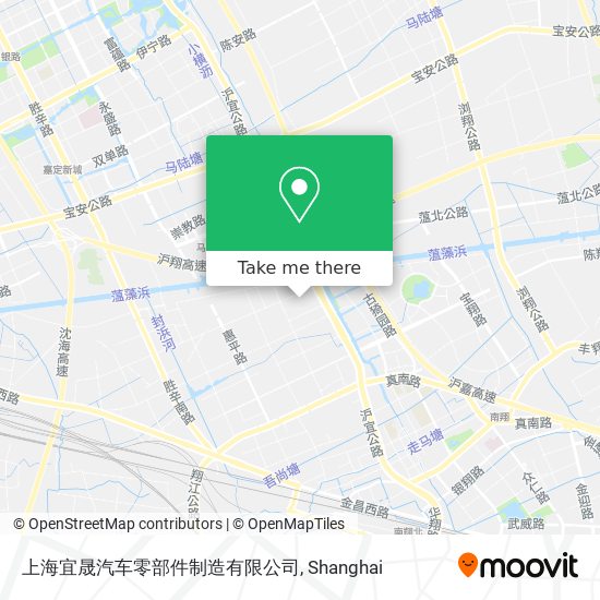 上海宜晟汽车零部件制造有限公司 map