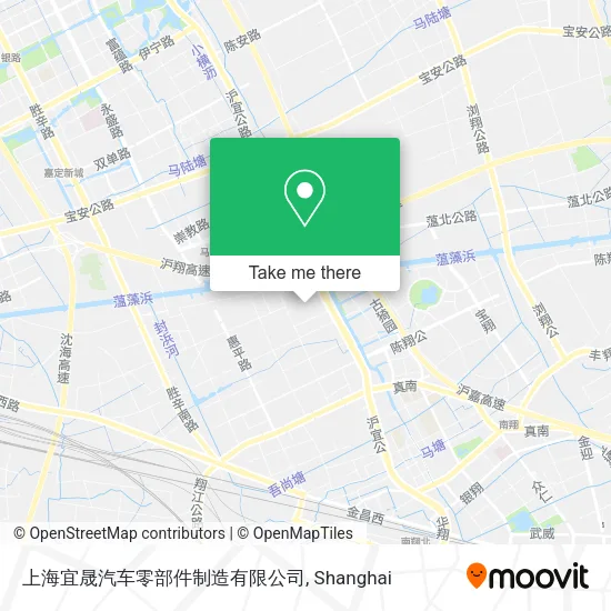 上海宜晟汽车零部件制造有限公司 map