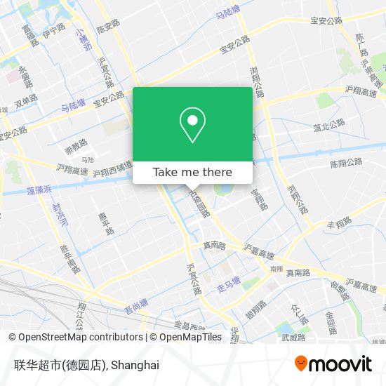 联华超市(德园店) map
