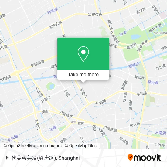 时代美容美发(静唐路) map