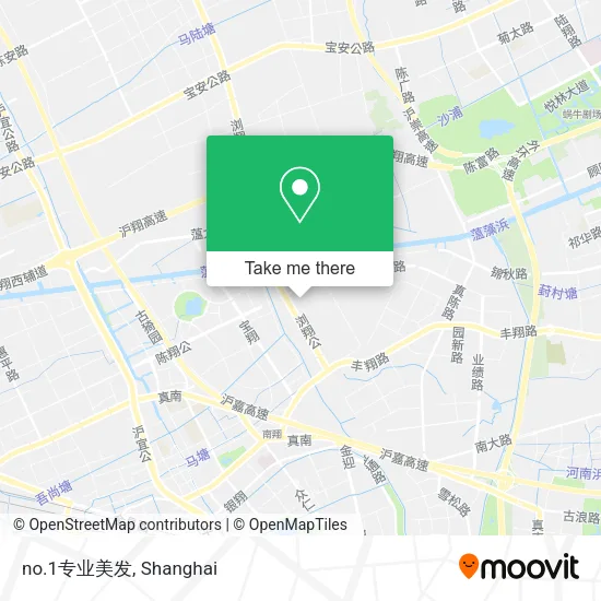 no.1专业美发 map