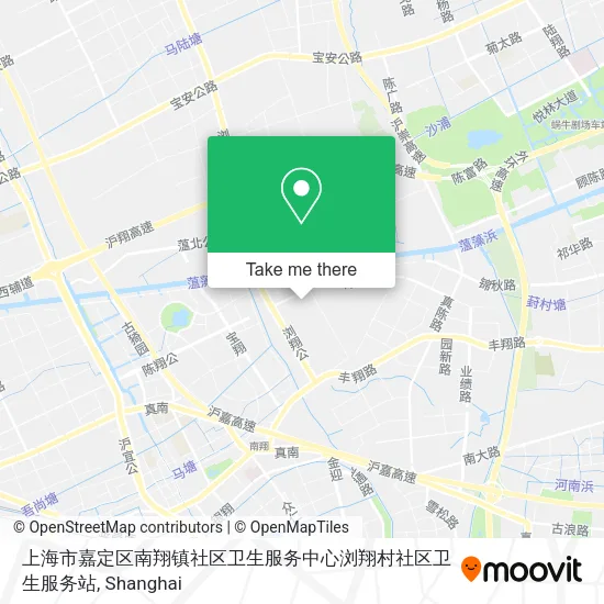 上海市嘉定区南翔镇社区卫生服务中心浏翔村社区卫生服务站 map