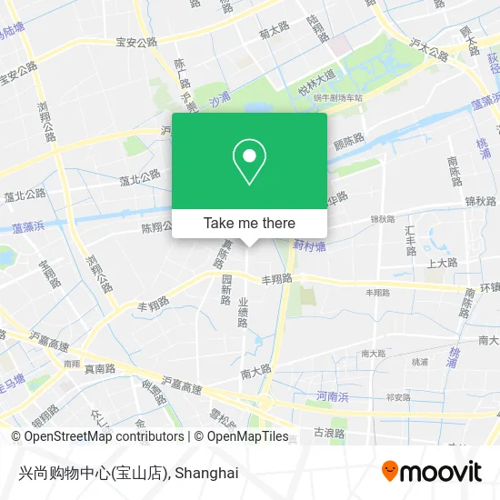 兴尚购物中心(宝山店) map