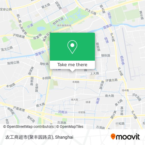 农工商超市(聚丰园路店) map