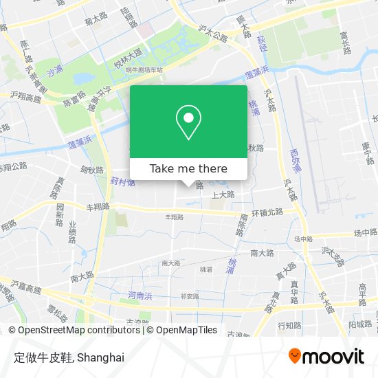 定做牛皮鞋 map