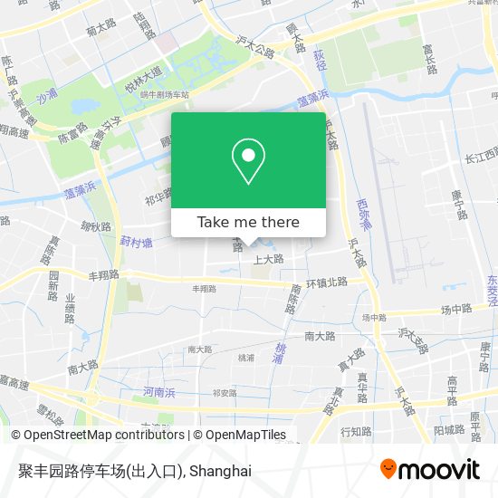 聚丰园路停车场(出入口) map