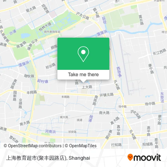上海教育超市(聚丰园路店) map