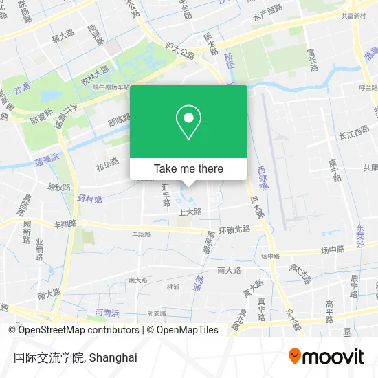 国际交流学院 map
