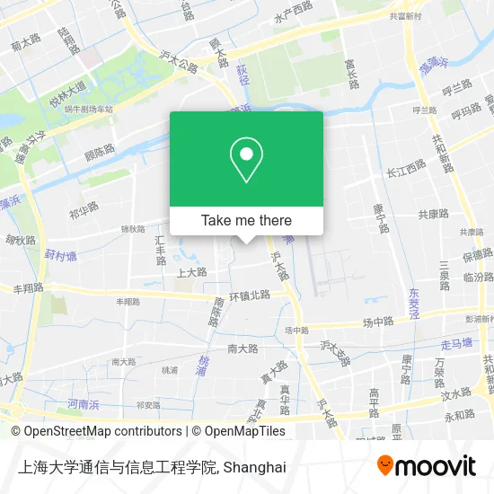 上海大学通信与信息工程学院 map