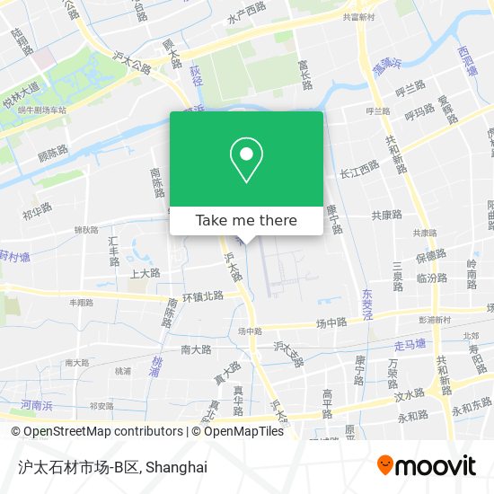 沪太石材市场-B区 map