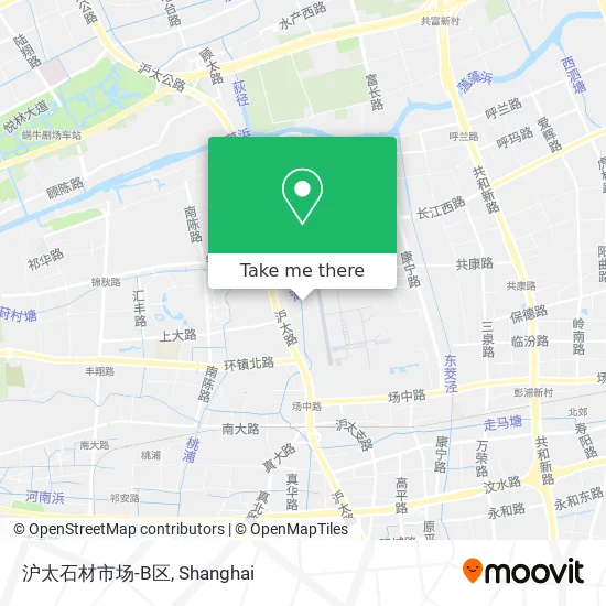 沪太石材市场-B区 map