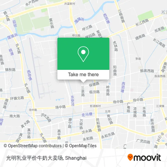 光明乳业平价牛奶大卖场 map