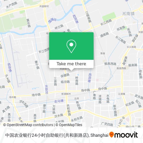 中国农业银行24小时自助银行(共和新路店) map